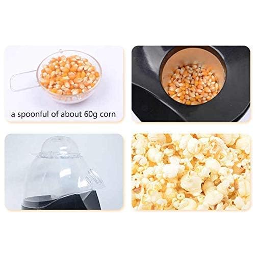 Electric Popcorn Maker β Hot Air Oil-Free Snack Machine  Healthy Popcorn in Minutes  One-Touch Operation for Kids & Adults