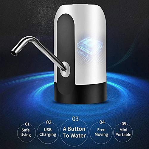 Automatic Water Dispenser Pump β USB Rechargeable Portable Water Can Dispenser for Bottles  Ideal for Home, Office & Outdoors