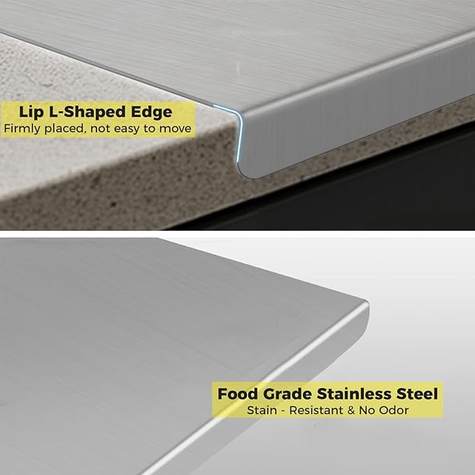 Stainless Steel Chopping Board β Heavy-Duty Cutting Board for Kitchen