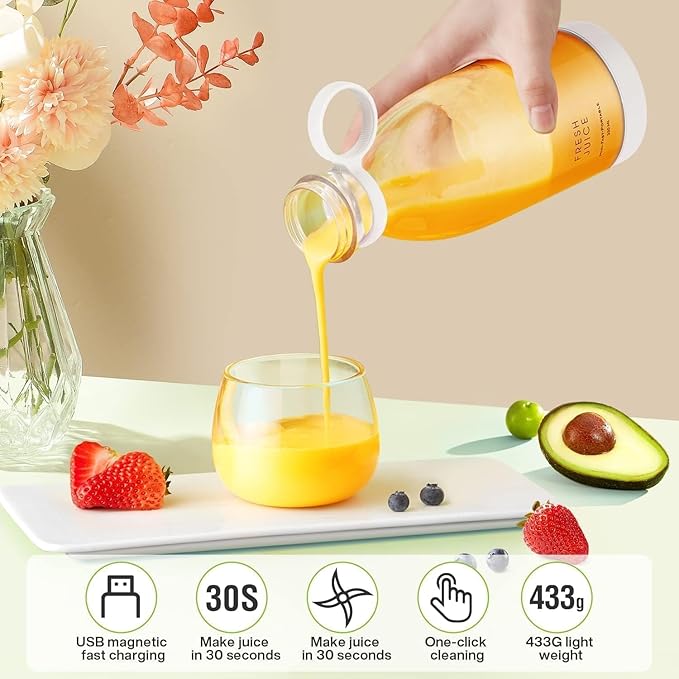 USB Portable Bottle Juicer - Mini Blender
